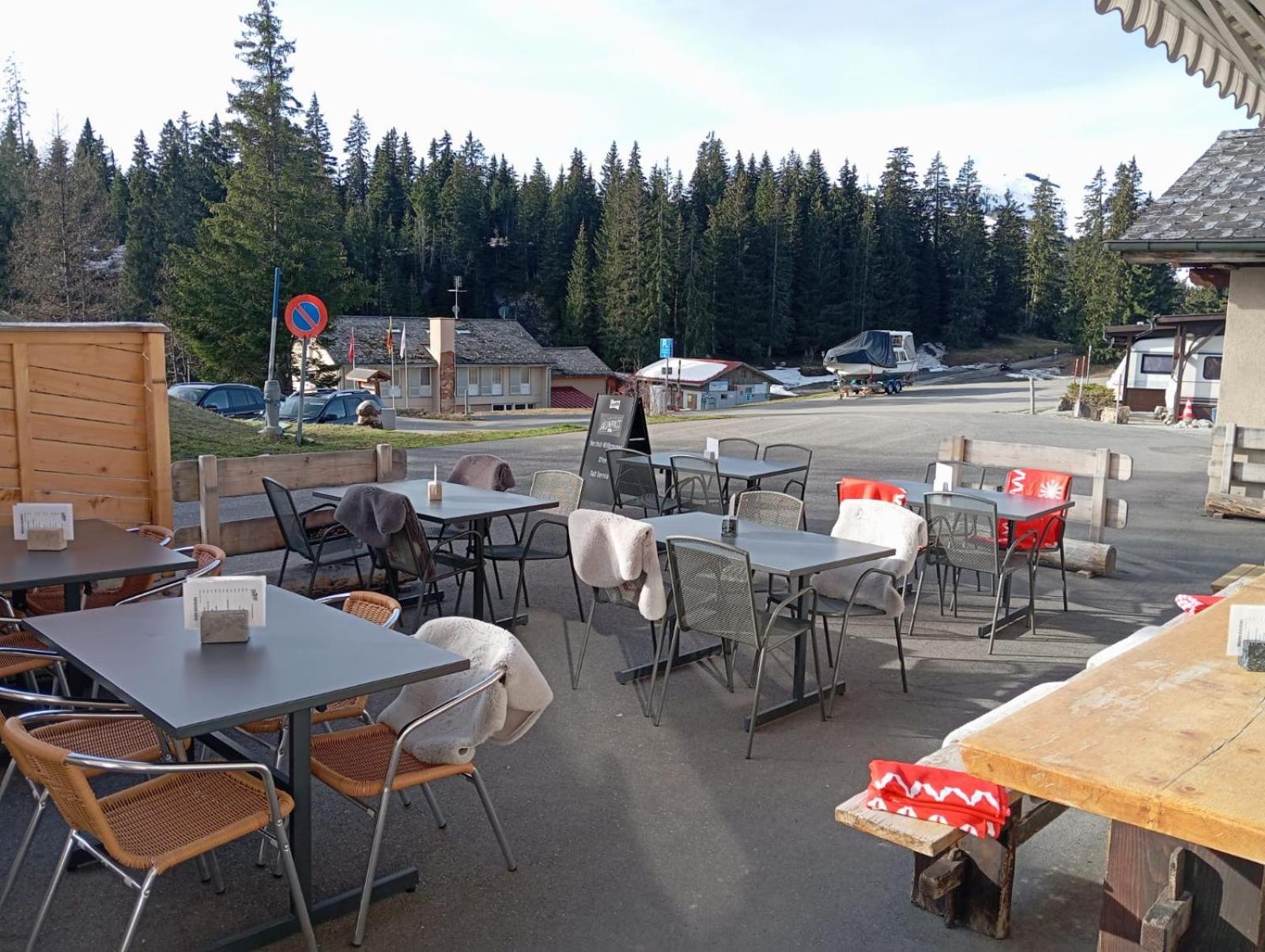 Chambre Double Doppelzimmer Camping Jaunpass Boltigen Dış mekan fotoğraf