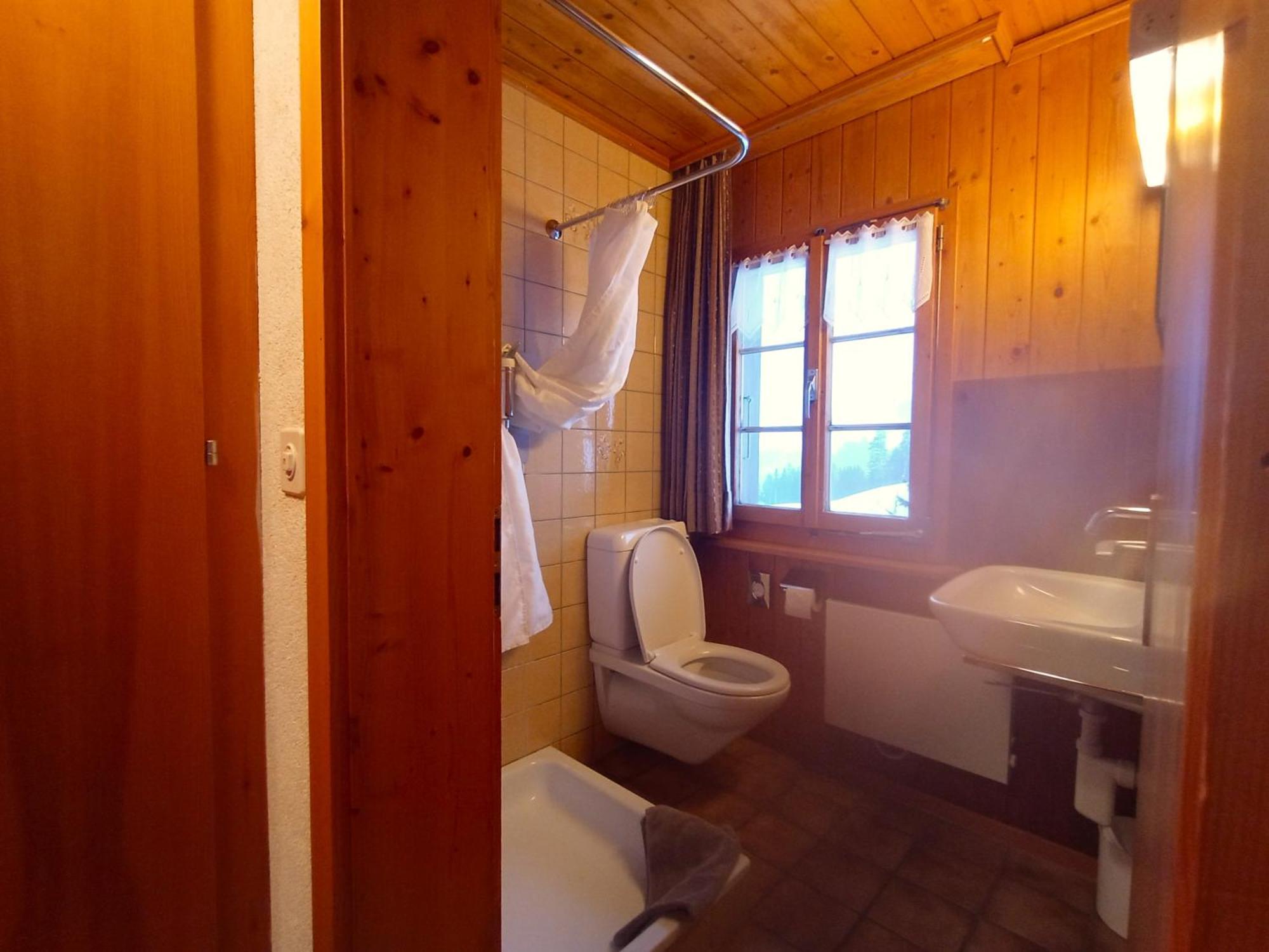 Chambre Double Doppelzimmer Camping Jaunpass Boltigen Dış mekan fotoğraf